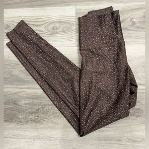 Aerie Offline High Rise 7/8 Long Inseam Leopard Print